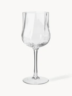 Fashion Broste Copenhagen Verre à vin rouge soufflés bouche Limfjord, 4 pièces
