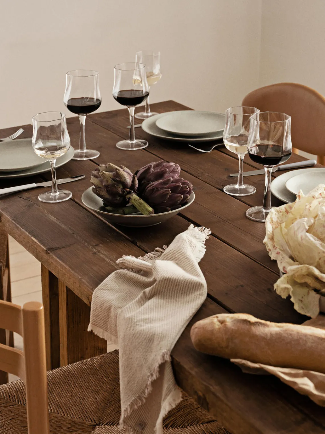 Fashion Broste Copenhagen Verre à vin rouge soufflés bouche Limfjord, 4 pièces