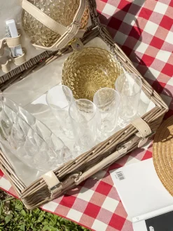 Online Kartell Verres à champagne avec surface texturée Jellies, 4 pièces