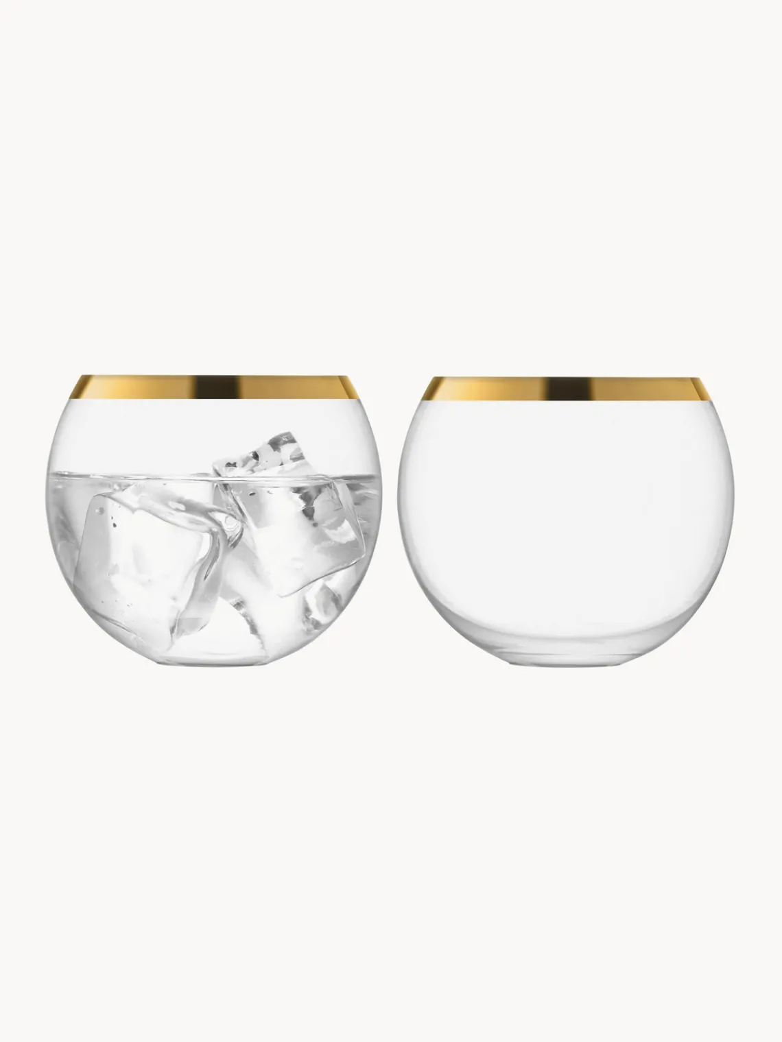 Clearance Lsa International Verres à cocktail soufflés bouche Luca, 2 pièces