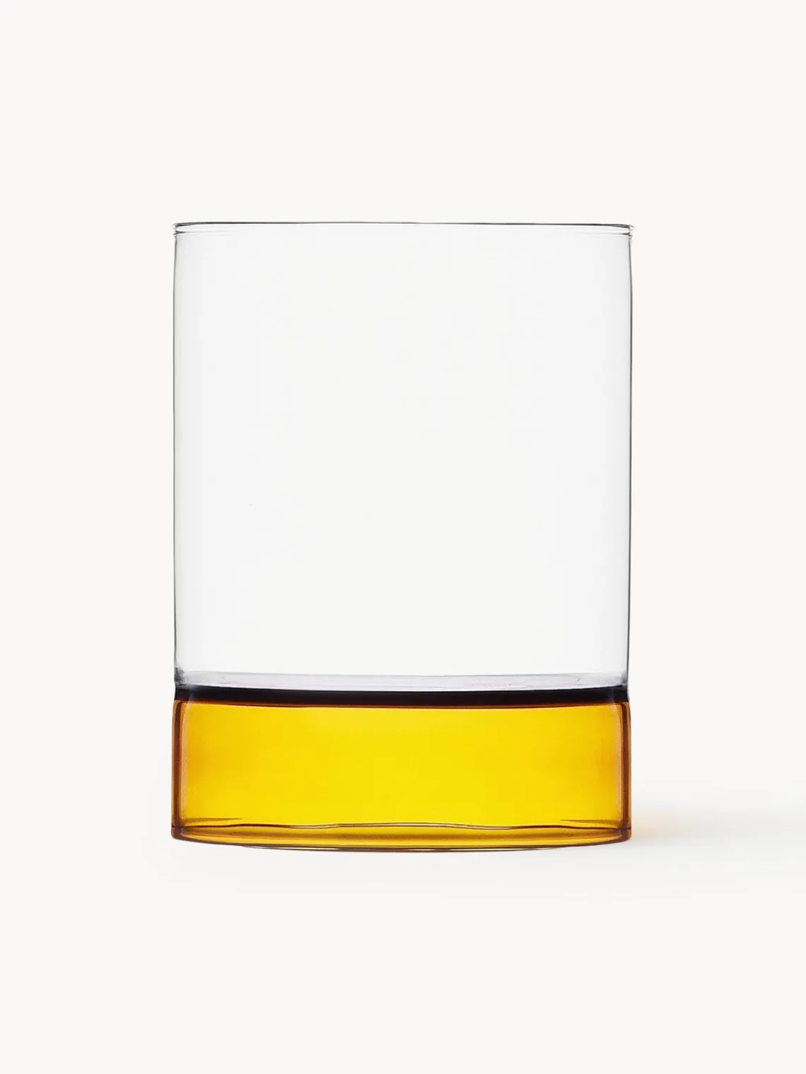 New ICHENDORF Verres à eau artisanaux Bamboo Groove, 2 pièces