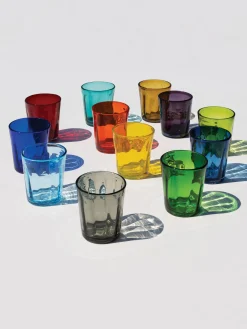 Outlet zafferano Verres à eau artisanaux Confezione, 6 élém.