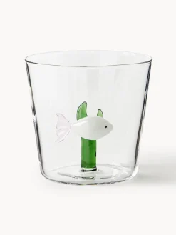 Clearance ICHENDORF Verres à eau artisanaux Marine Garden, 6 élém.