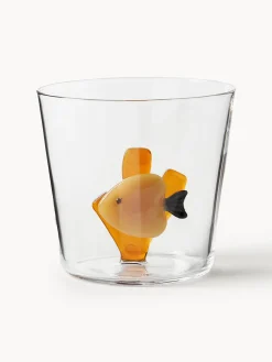 Clearance ICHENDORF Verres à eau artisanaux Marine Garden, 6 élém.