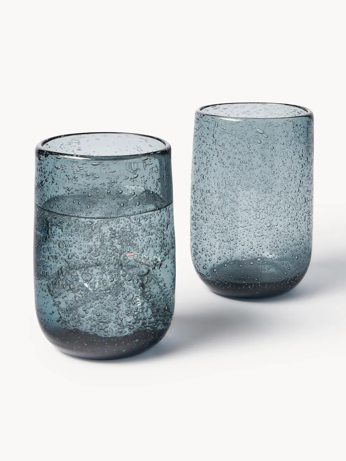 Clearance Olsson & Jensen Verres à eau avec bulles d'air Bari, 6 pièces Gris
