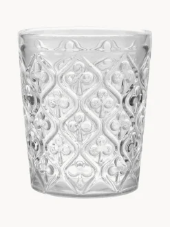 Online Villa D'Este Home Tivoli Verres à eau avec embossage décoratif Marrakech, 6 élém.