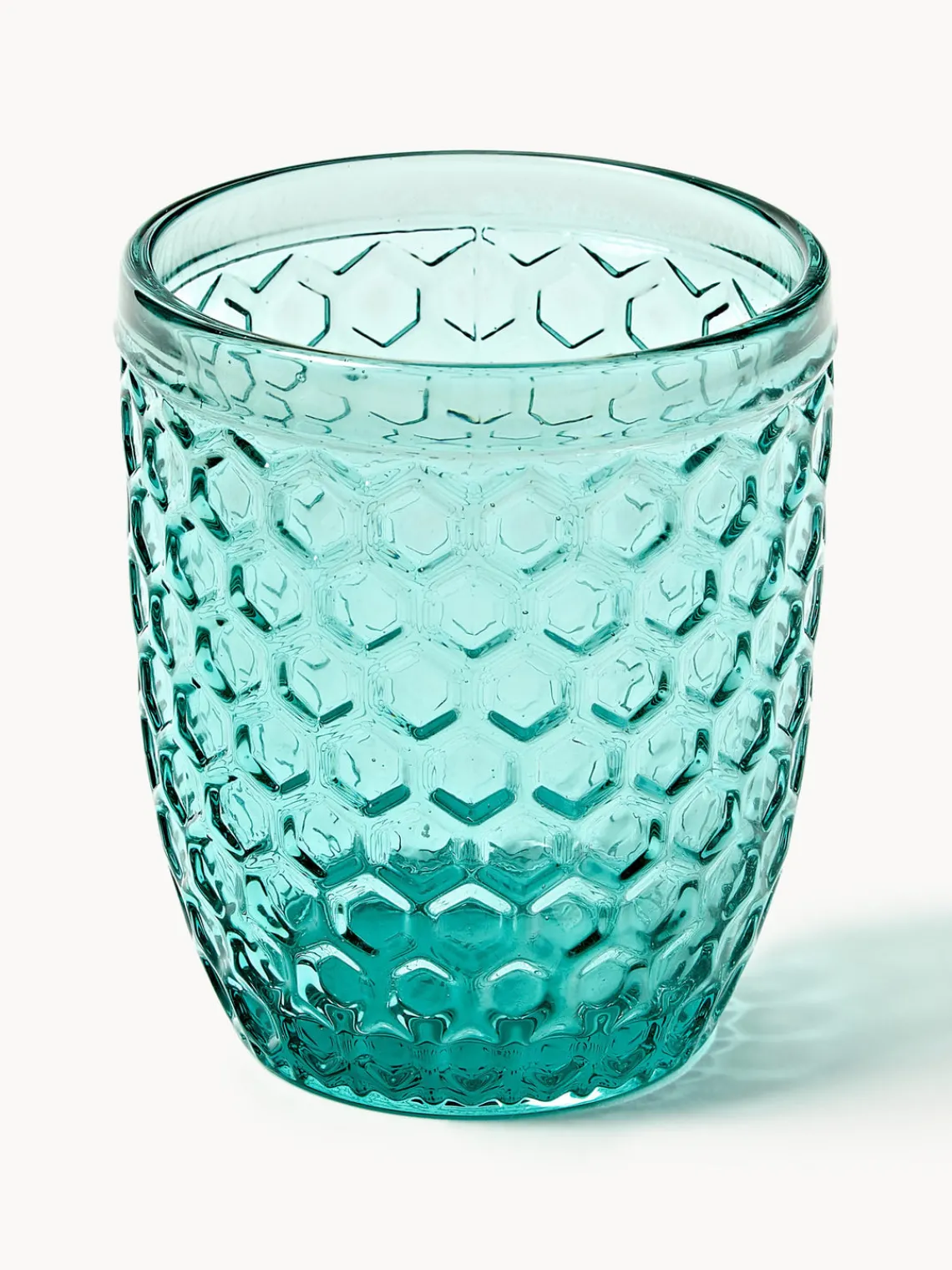 New Villa D'Este Home Tivoli Verres à eau avec embossage décoratif Geometrie, 6 élém.