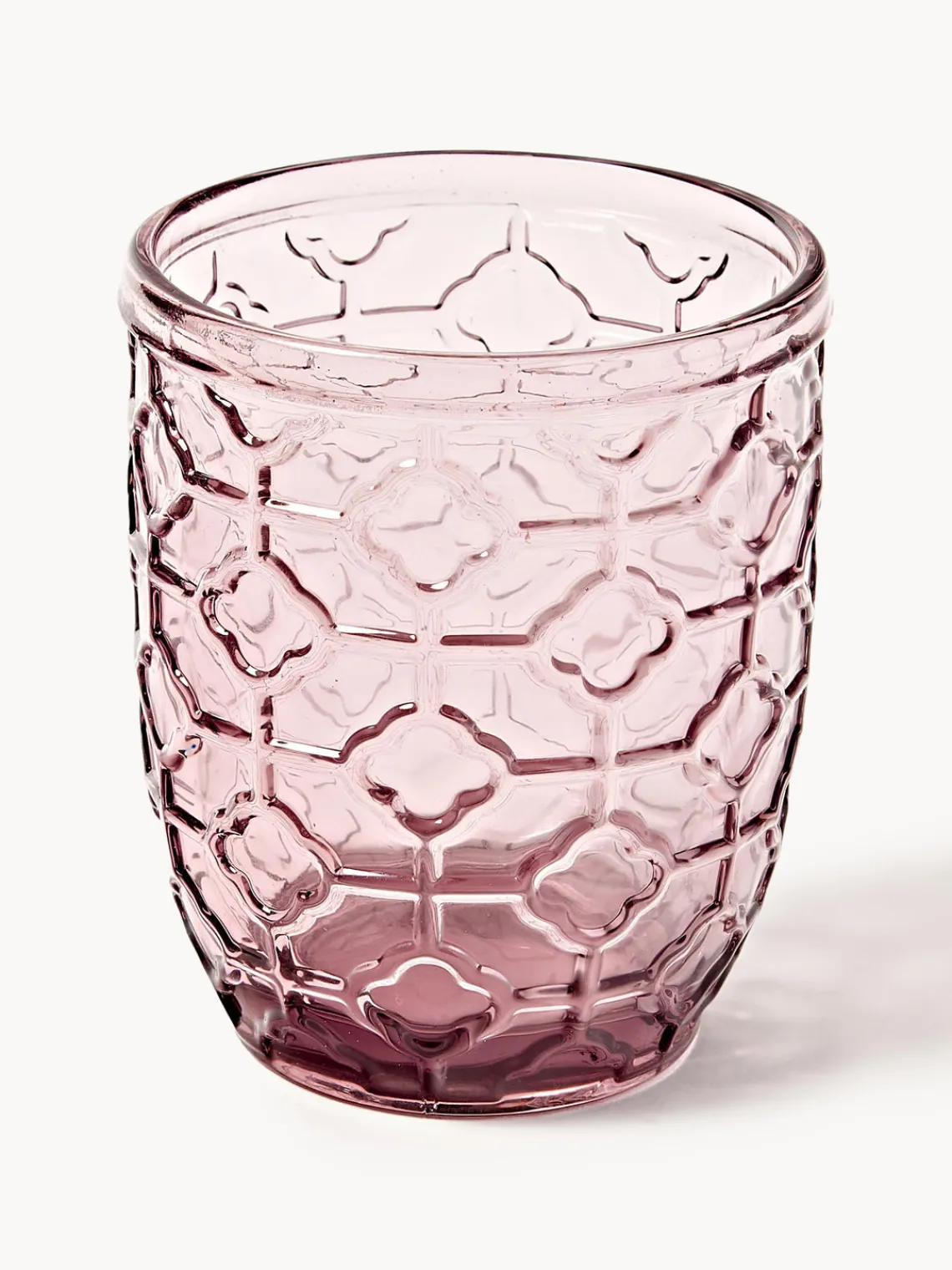New Villa D'Este Home Tivoli Verres à eau avec embossage décoratif Geometrie, 6 élém.