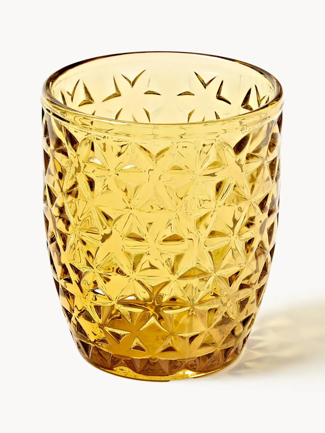 New Villa D'Este Home Tivoli Verres à eau avec embossage décoratif Geometrie, 6 élém.