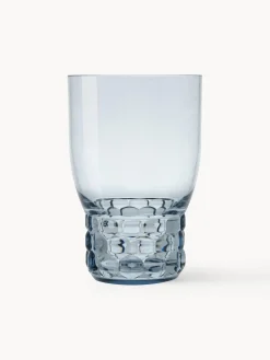 Online Kartell Verres à eau avec surface texturée Jellies, 4 pièces Bleu ciel, transparent