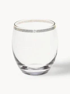 Clearance Armani Casa Verres à eau en cristal doré Dvorak, 6 pièces