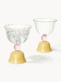 Best &k Amsterdam Verres à eau en verre borosilicate Tulip, 2 pièces