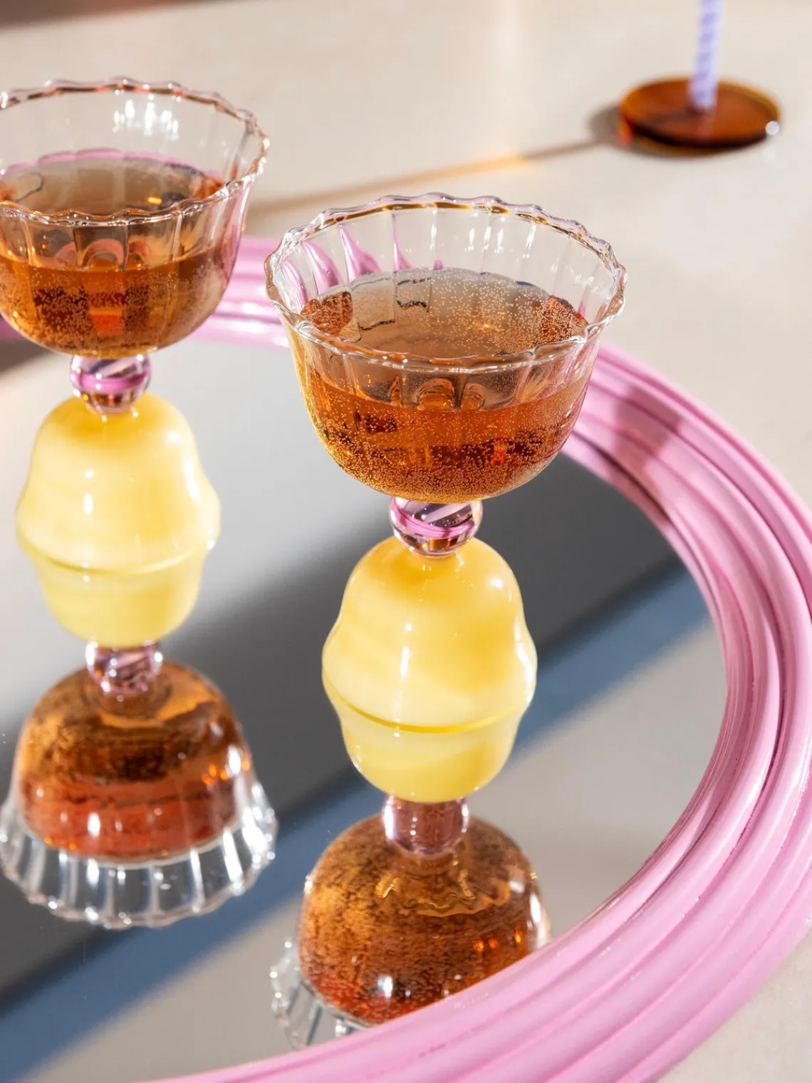 Best &k Amsterdam Verres à eau en verre borosilicate Tulip, 2 pièces
