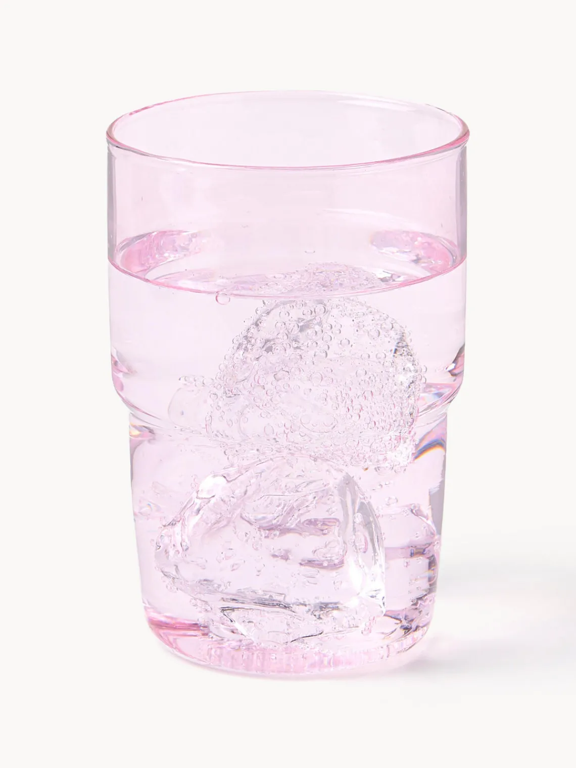 Best Lyngby Verres à eau en verre borosilicate Torino, 2 pièces Rose, transparent
