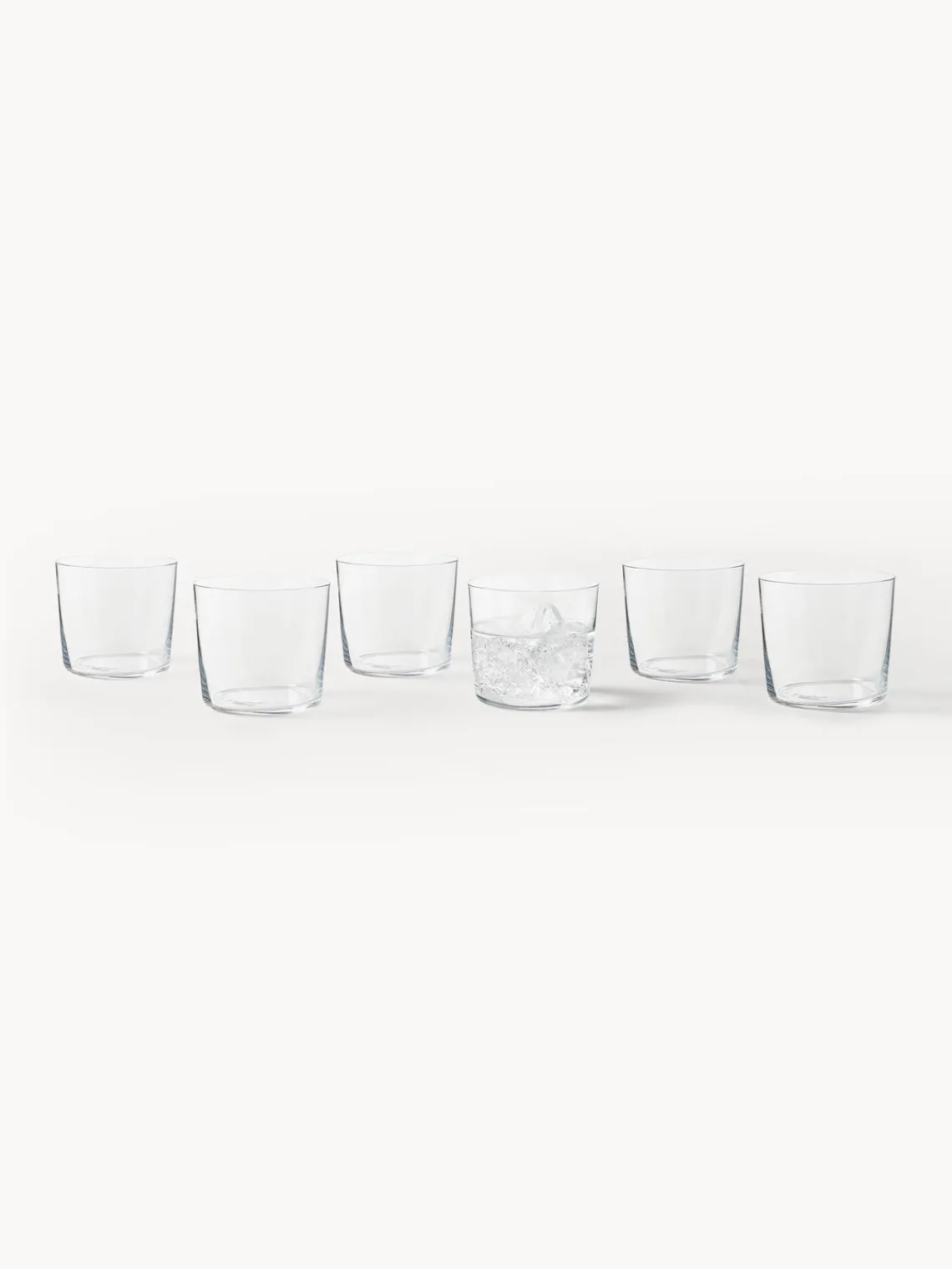Discount Lsa International Verres à eau en verre fin Gio, 6 pièces