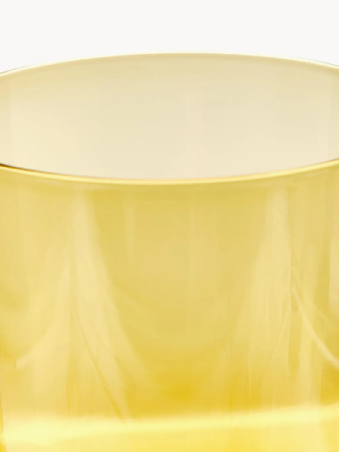 New Bitossi Home Verres à eau en verre soufflé bouche Desigual, 6 élém. Multicolore, transparent