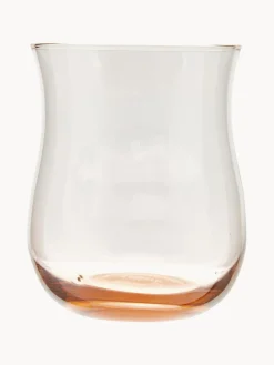 New Bitossi Home Verres à eau en verre soufflé bouche Desigual, 6 élém. Multicolore, transparent