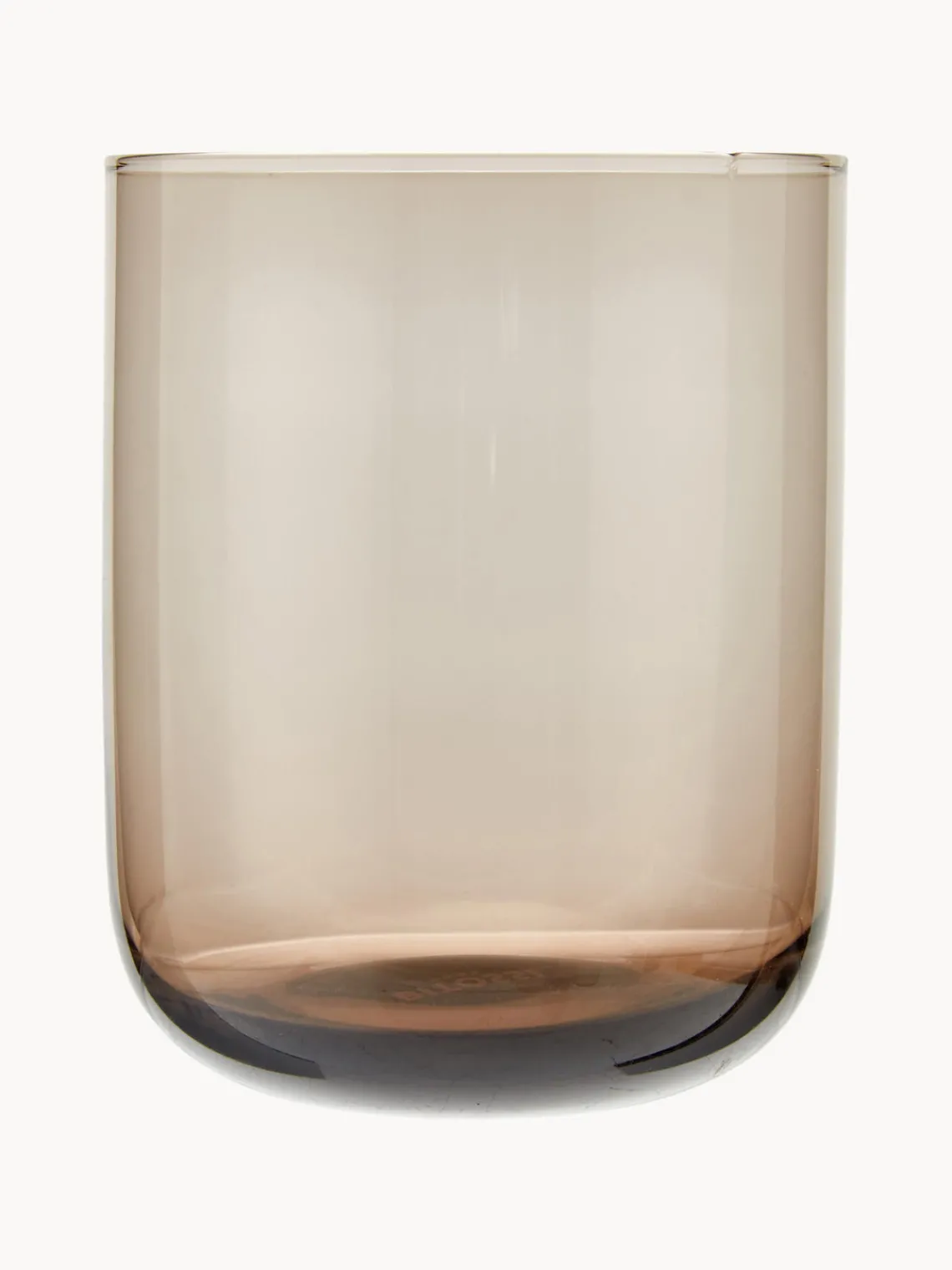 New Bitossi Home Verres à eau en verre soufflé bouche Desigual, 6 élém. Multicolore, transparent