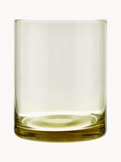New Bitossi Home Verres à eau en verre soufflé bouche Desigual, 6 élém. Multicolore, transparent