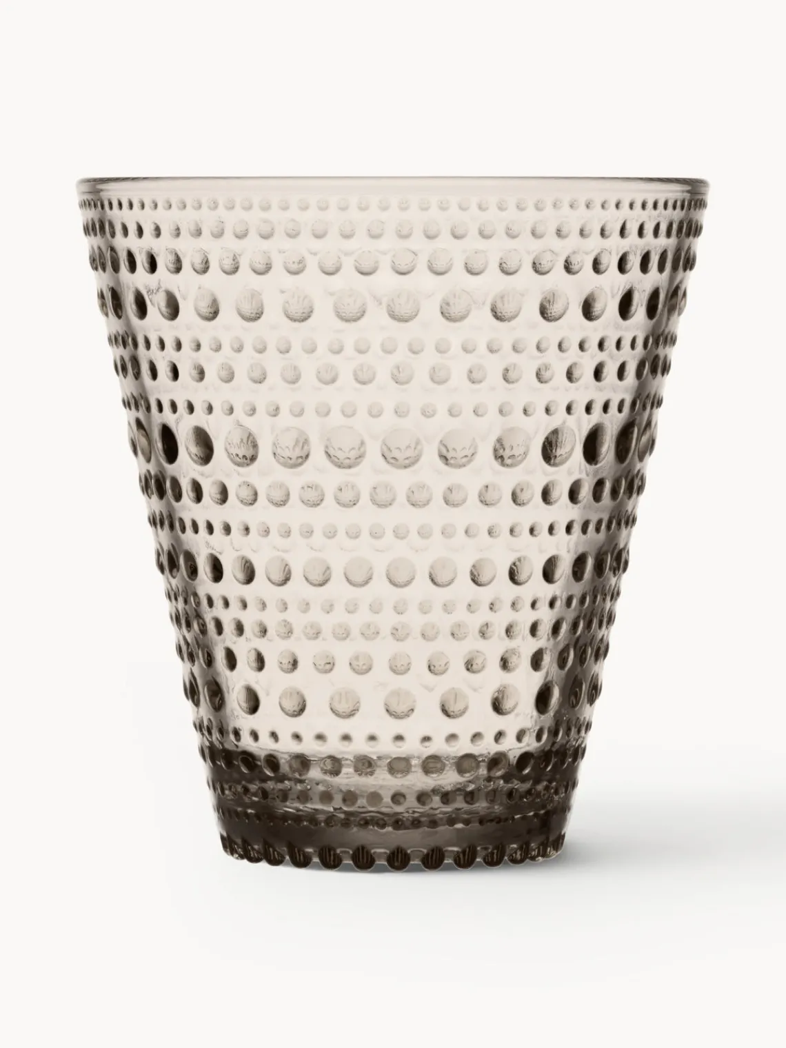Best iittala Verres à eau Kastehelmi, 2 pièces Beige, transparent