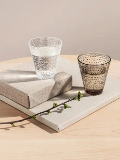 Best iittala Verres à eau Kastehelmi, 2 pièces Beige, transparent