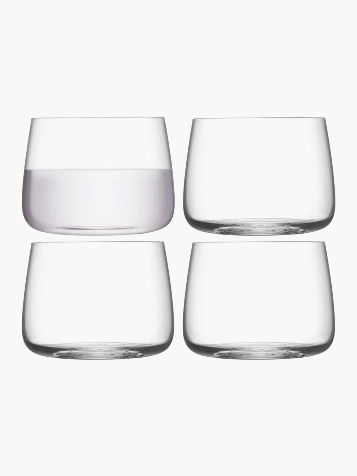 Sale Lsa International Verres à eau Metropolitan, 4 pièces