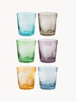 New Pols Potten Verres à eau Peony, 6 élém.