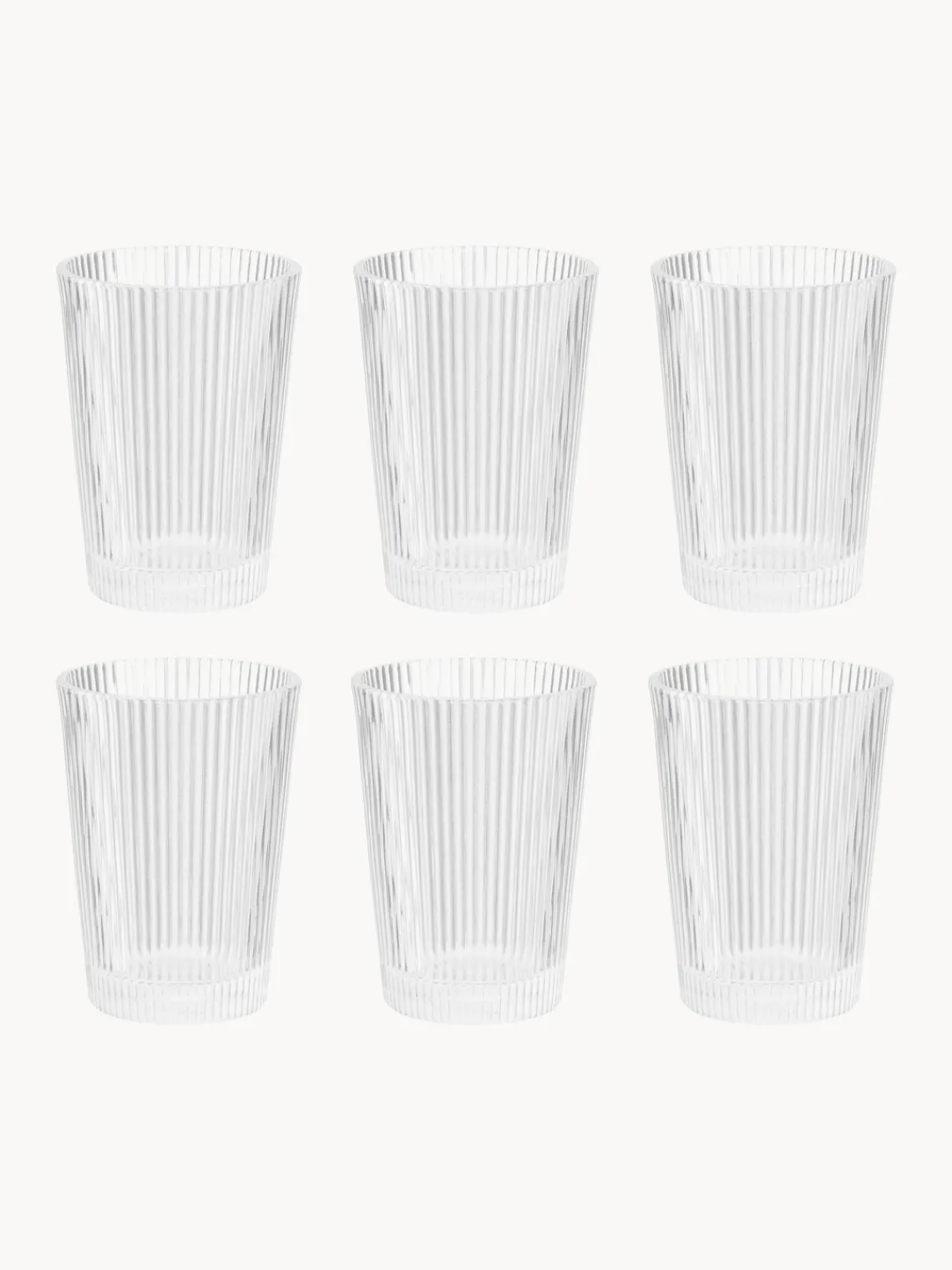 Discount stelton Verres à eau Pilastro, 6 pièces