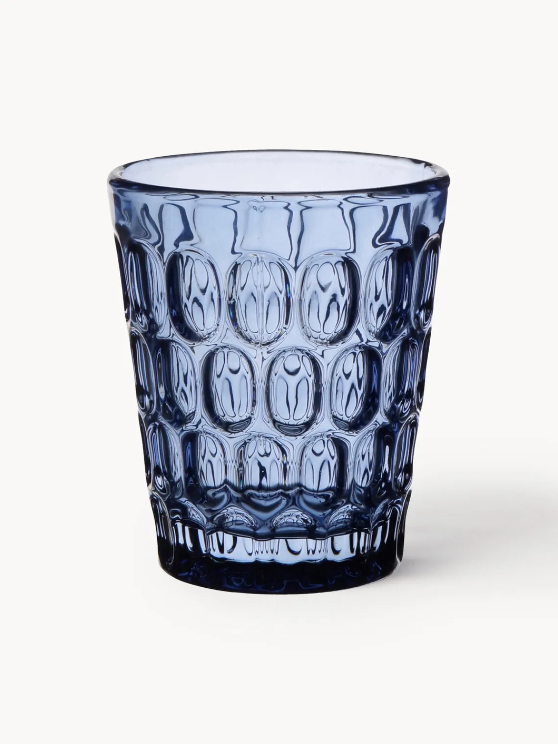 Hot Cote Table Verres à eau robustes à motifs embossés Optic, 6 pièces