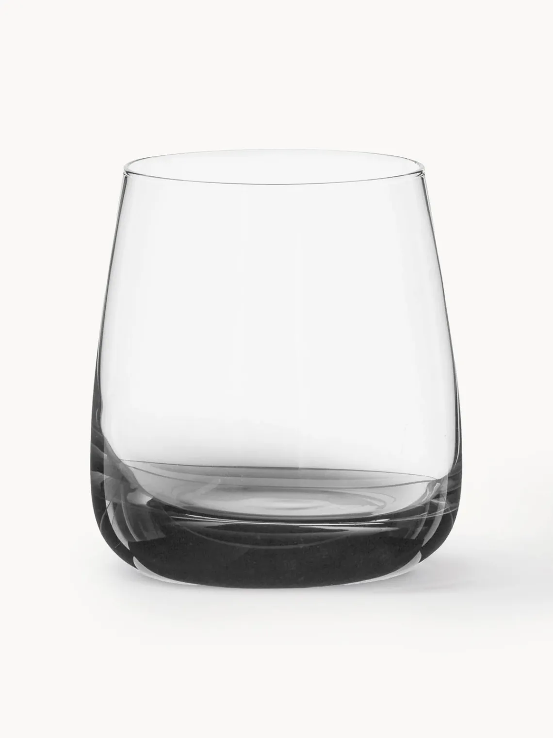 New Broste Copenhagen Verres à eau soufflés bouche Smoke, 2 pièces