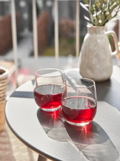 Best Broste Copenhagen Verres à eau soufflés bouche Bubble, 4 pièces