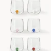 Discount zafferano Verres à eau soufflés bouche Bilia, 6 élém.