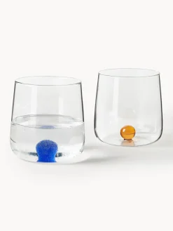 Discount zafferano Verres à eau soufflés bouche Bilia, 6 élém.