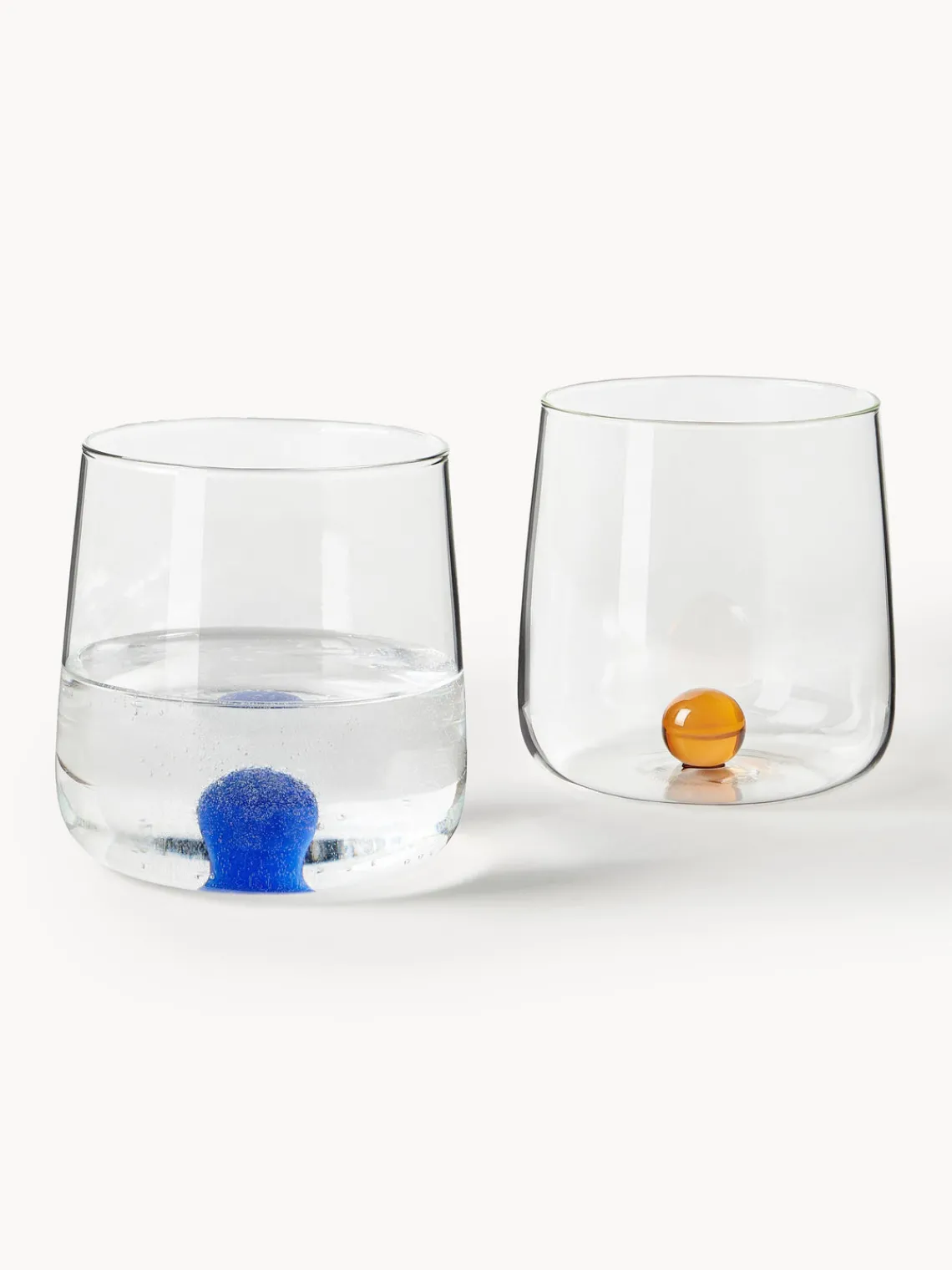 Discount zafferano Verres à eau soufflés bouche Bilia, 6 élém.