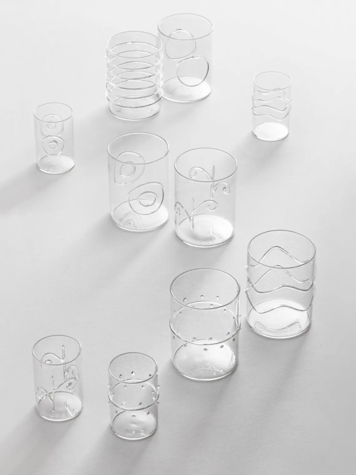 Outlet ICHENDORF Verres à liqueur artisanaux Deco' Clear, 6 élém.