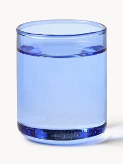 Hot Lyngby Verres à liqueur en verre borosilicate Torino, 2 pièces Bleu, transparent
