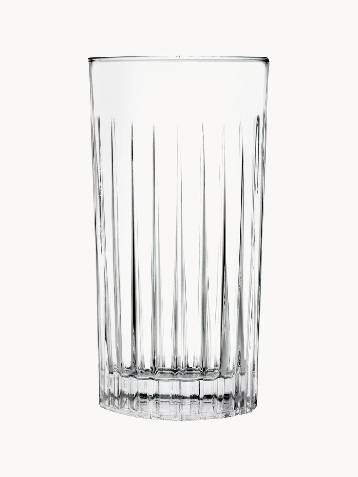 Fashion RCR Verres à long drink en cristal avec embossage décoratif Bichiera, 4 élém.