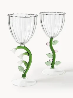 Outlet ICHENDORF Verres à vin artisanaux Botanica, 6 pièces