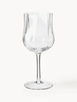 Clearance Broste Copenhagen Verres à vin blanc soufflés bouche Limfjord, 4 pièces
