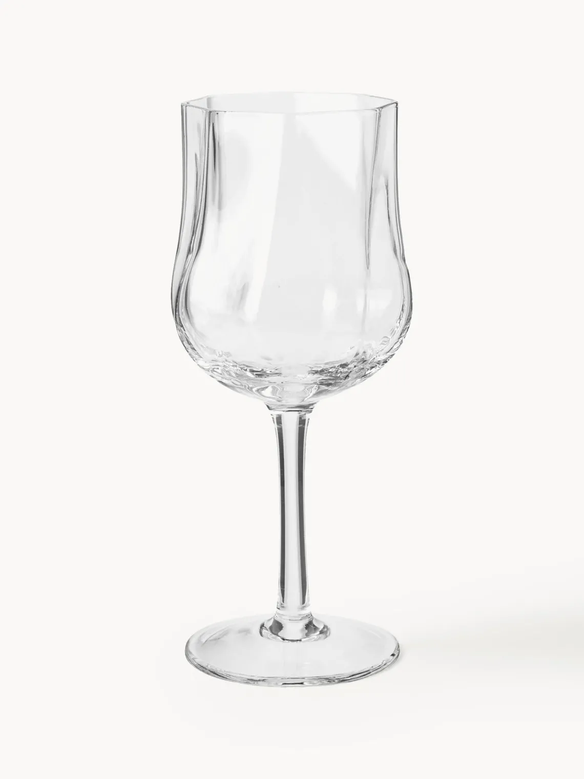 Clearance Broste Copenhagen Verres à vin blanc soufflés bouche Limfjord, 4 pièces