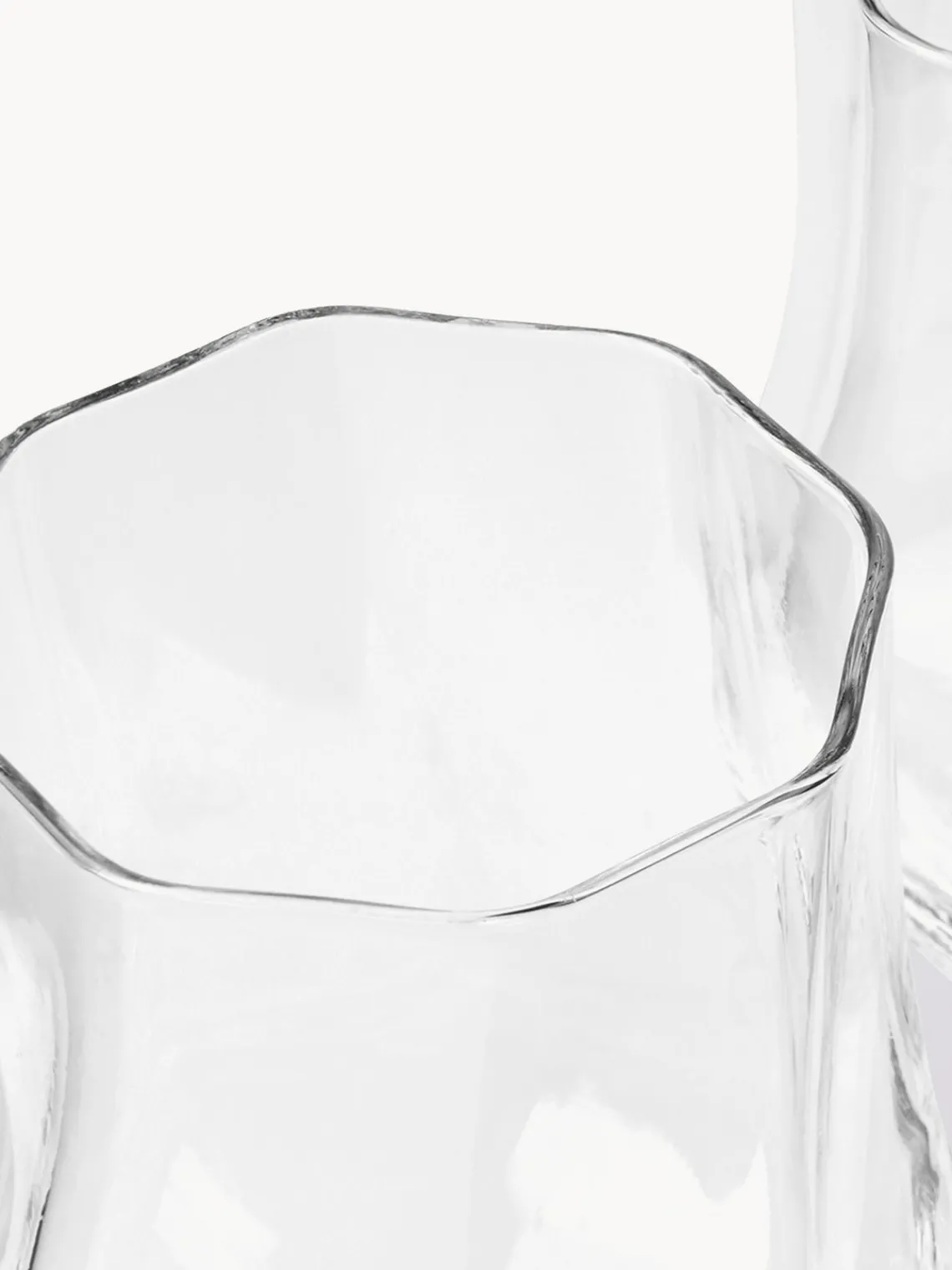 Clearance Broste Copenhagen Verres à vin blanc soufflés bouche Limfjord, 4 pièces