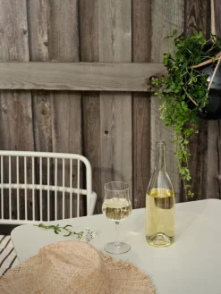Clearance Broste Copenhagen Verres à vin blanc soufflés bouche Limfjord, 4 pièces