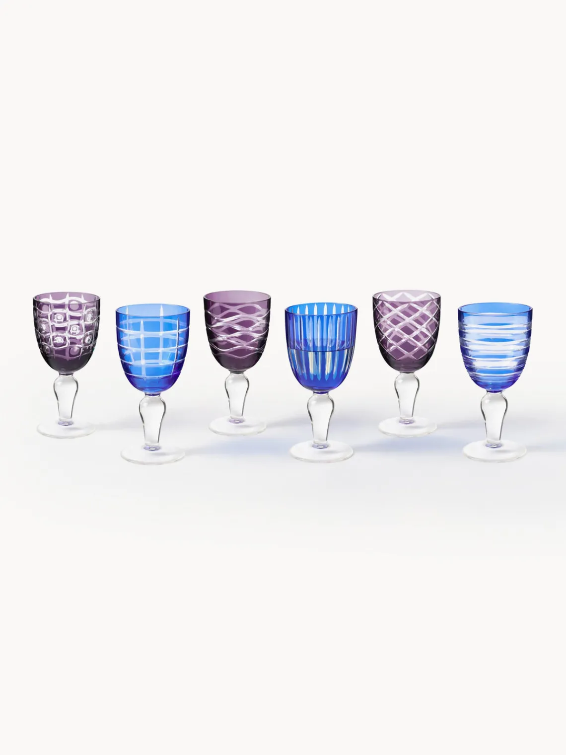 Sale Pols Potten Verres à vin Cobalt, 6 élém.