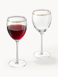 Best Armani Casa Verres à vin en cristal doré Dvorak, 6 pièces