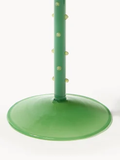 Clearance &k Amsterdam Verres à vin faits main en verre borosilicaté Dot, 2 pièces Lavande, transparent, vert