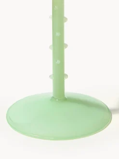 Sale &k Amsterdam Verres à vin faits main en verre borosilicaté Dot, 2 pièces Jaune pâle transparent, vert clair