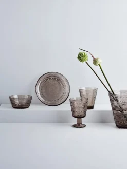 Fashion iittala Verres à vin Kastehelmi, 2 pièces Beige, transparent