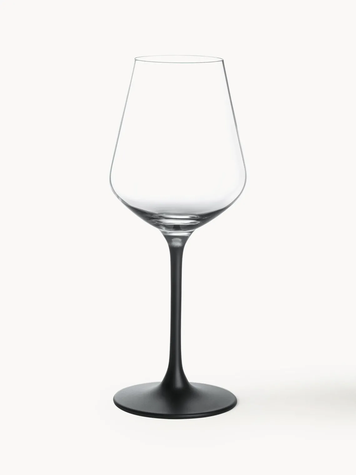Best Villeroy & Boch Verres à vin rouge en cristal Manufacture Rock, 4 pièces Transparent, noir