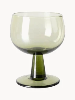 New HKLIVING Verres à vin The Emeralds, 4 pièces