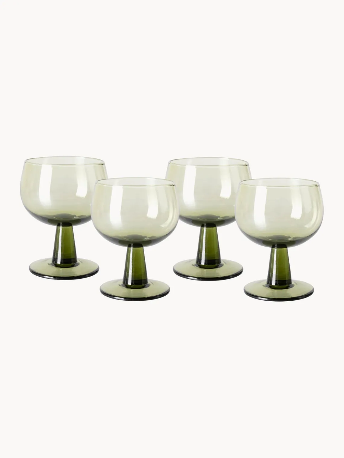 New HKLIVING Verres à vin The Emeralds, 4 pièces